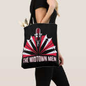 De Midtown Mannen - Nieuwe Logo - Zwarte Canvas ta Tote Bag (Dichtbij)
