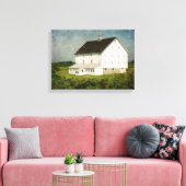 De Midway Stock Boerderij Barn die niet meer besta Canvas Afdruk (Insitu (Woonkamer))