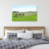 De Midwesten, Boerderij fotografie Canvas Afdruk (Insitu (Slaapkamer))