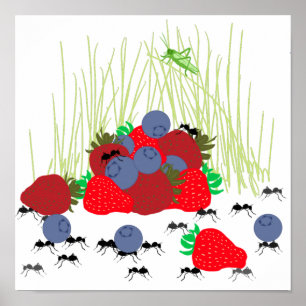 De Mier en de Sprinkhaan Poster