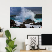 De mier van Kanaloa ~ Hawaiian God van de oceaan Poster (Thuiskantoor)