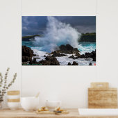 De mier van Kanaloa ~ Hawaiian God van de oceaan Poster (Keuken)