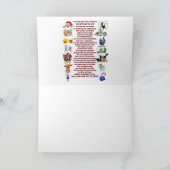 De mieren van Kerstmis Feestdagen Kaart (Binnen)