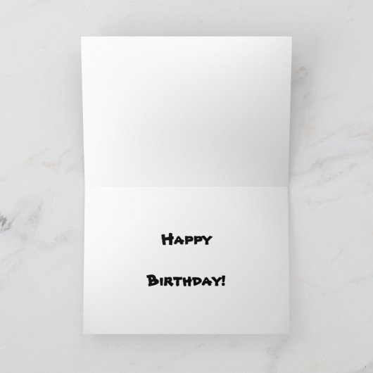 De Miereneter van de verjaardag Kaart (Binnen)