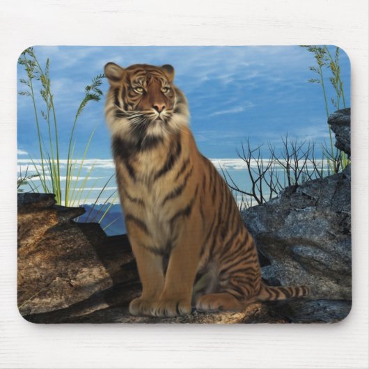 De Mighty Bengal Tiger Muismat (Voorkant)