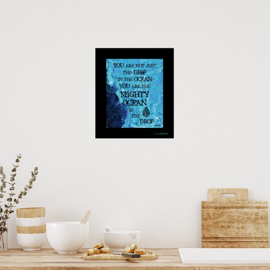 De Mighty Celtic Ocean Poster (Keuken)