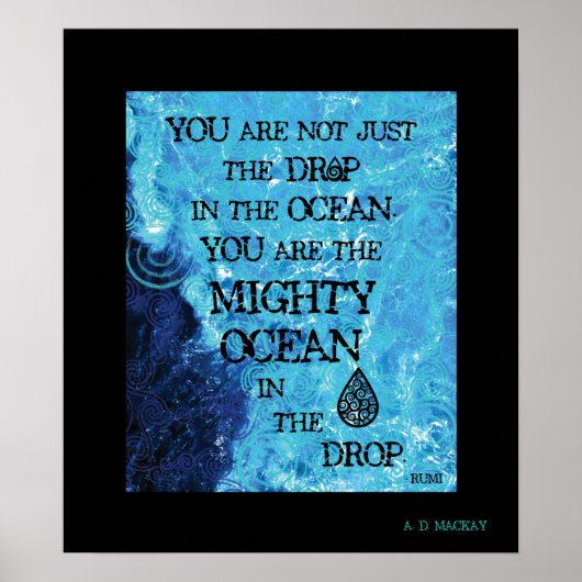 De Mighty Celtic Ocean Poster (Voorkant)