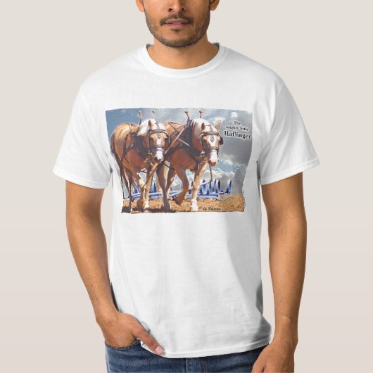 De Mighty Haflinger T-shirt (Voorkant)
