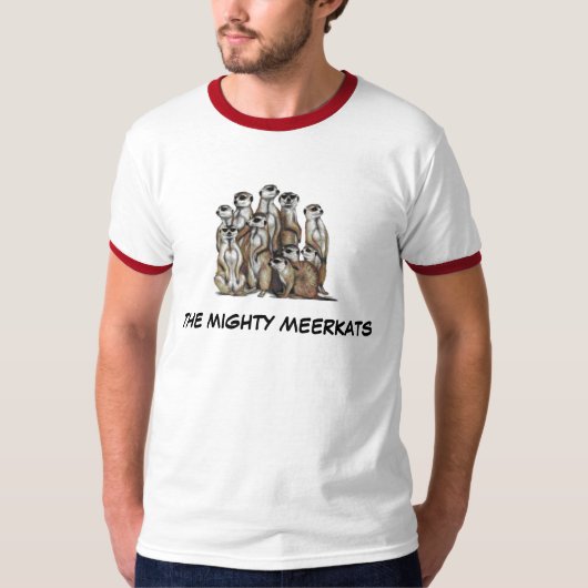 DE MIGHTY MEERKATS T-SHIRT (Voorkant)