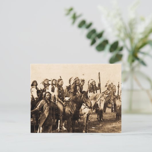 De Mighty Sioux Briefkaart (Staand voorkant)