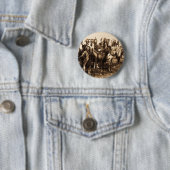 De Mighty Sioux Ronde Button 5,7 Cm (In situ)