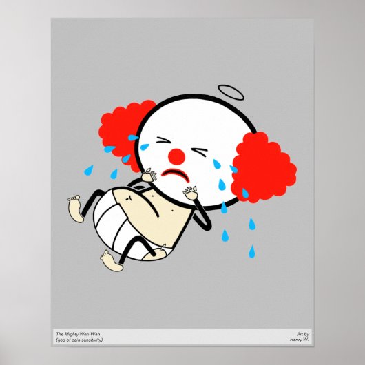 De Mighty Wah-Wah (god van pijngevoeligheid) Poster (Voorkant)