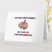 De migraine-uitvlucht!  Sociale interactie vermijd Kaart (Gele Bloem)