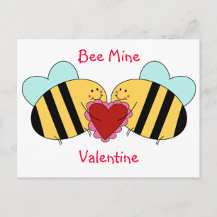 De Mijn Valentijn van de bij Feestdagenkaart