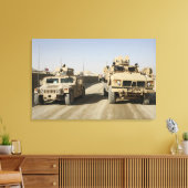 De mijnbestendige hinderlaag is beschermd canvas afdruk (Insitu (Woonkamer))