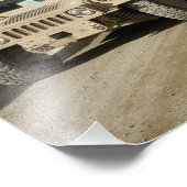 De mijnbestendige hinderlaag is beschermd foto afdruk (Hoek)