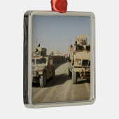 De mijnbestendige hinderlaag is beschermd metalen ornament (Rechts)