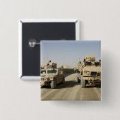 De mijnbestendige hinderlaag is beschermd vierkante button 5,1 cm (Voorkant /achterkant)