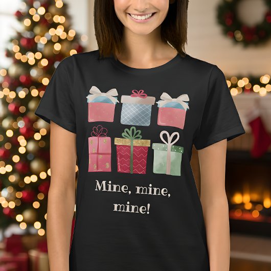 De mijne, de mijne, de mijne grappige kerstcadeaus t-shirt
