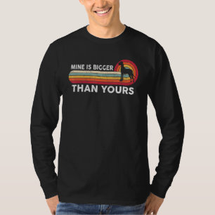 De mijne is groter dan je grote Deense mastiff mam T-shirt