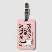 De mijne is niet de jouwe Boynton kip Bagagelabel (Voorkant (verticaal))