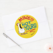 De mijne is niet de jouwe Boynton kip Ronde Sticker (Envelop)