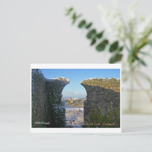 De mijnen van de Grote Lode van Coenwall Briefkaart (Staand voorkant)