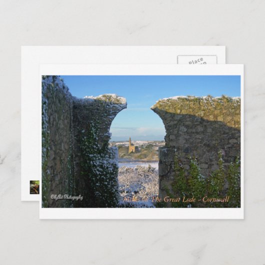 De mijnen van de Grote Lode van Coenwall Briefkaart (Voorkant / Achterkant)