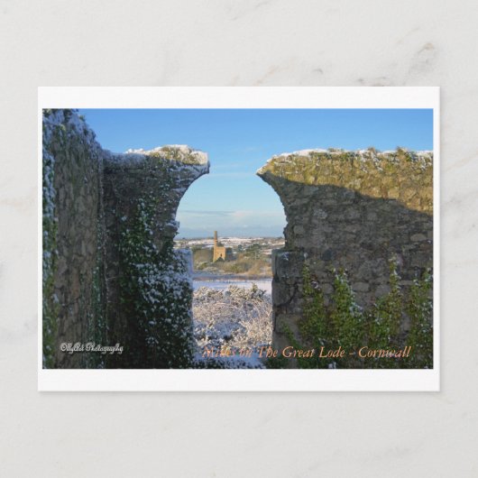 De mijnen van de Grote Lode van Coenwall Briefkaart (Voorkant)