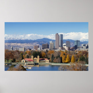 De Mile High City of Denver, Colorado Poster