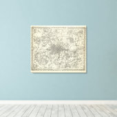 De milieus van Londen Canvas Afdruk (Insitu (Houten vloer))