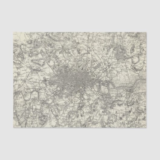 De milieus van Londen Tissuepapier (Voorkant)