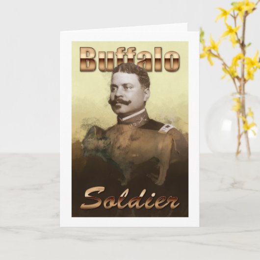 De Militair van buffels Kaart (Gele Bloem)