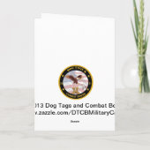 De militaire Kaart van de Afstuderen van de (Achterkant)