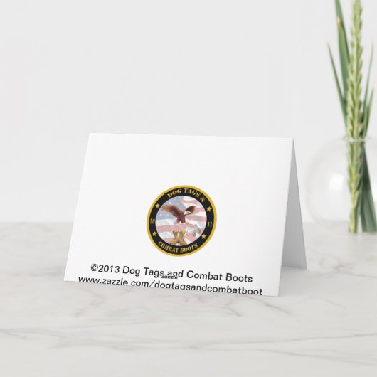 De militaire Kaart van de Sympathie van de Marine (Achterkant)