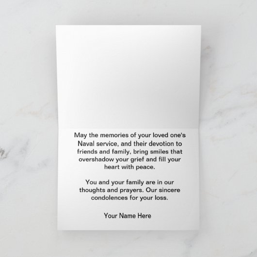 De militaire Kaart van de Sympathie van de Marine (Binnen)