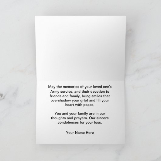 De militaire Kaart van de Sympathie van het Leger (Binnen)