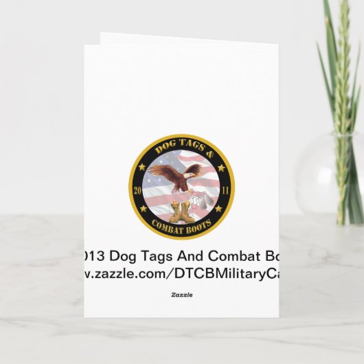 De militaire Kaart van de Thanksgiving (Achterkant)