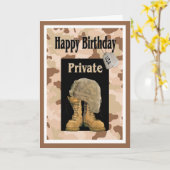 De militaire Kaart van de Verjaardag van het Leger (Gele Bloem)