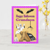 De militaire Kaart van Halloween van de Kleinzoon (Gele Bloem)