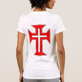 De militaire orde van het kruis van Christus achte T-shirt