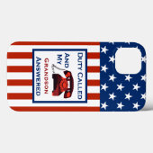 De militaire veteranendienst van [Patriottisch Ame Case-Mate iPhone Case (Achterkant (horizontaal))