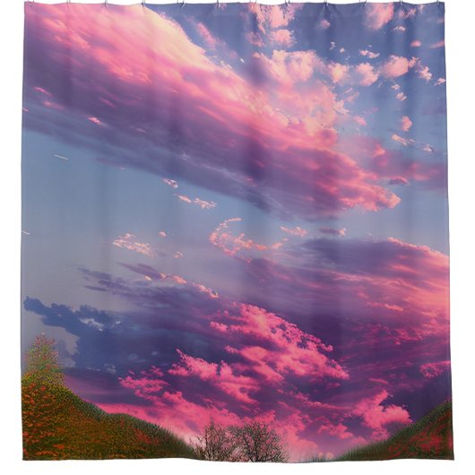 De miljoenen schaduwen van roze douchegordijn (Voorkant)