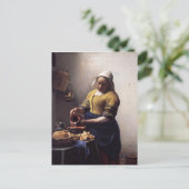 De Milkmaid Briefkaart (Staand voorkant)