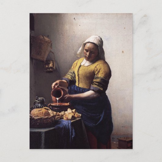 De Milkmaid Briefkaart (Voorkant)
