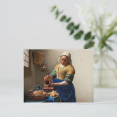 DE MILKMAID BRIEFKAART (Staand voorkant)