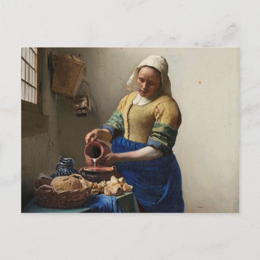 DE MILKMAID BRIEFKAART (Voorkant)