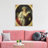 De Milkmaid Canvas Afdruk (Insitu (Woonkamer))