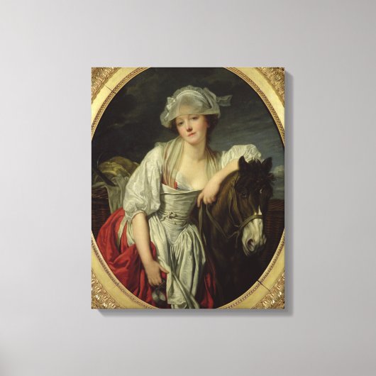 De Milkmaid Canvas Afdruk (Voorkant)