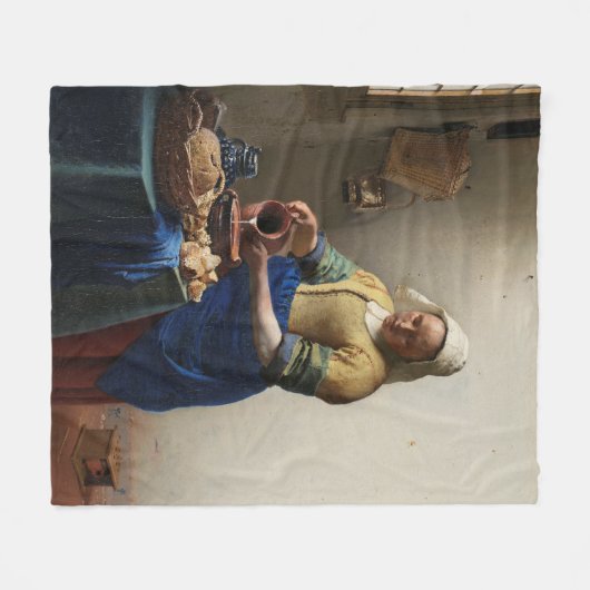 DE MILKMAID FLEECE DEKEN (Voorkant (Horizontaal))